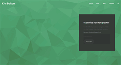 Desktop Screenshot of krisbolton.com